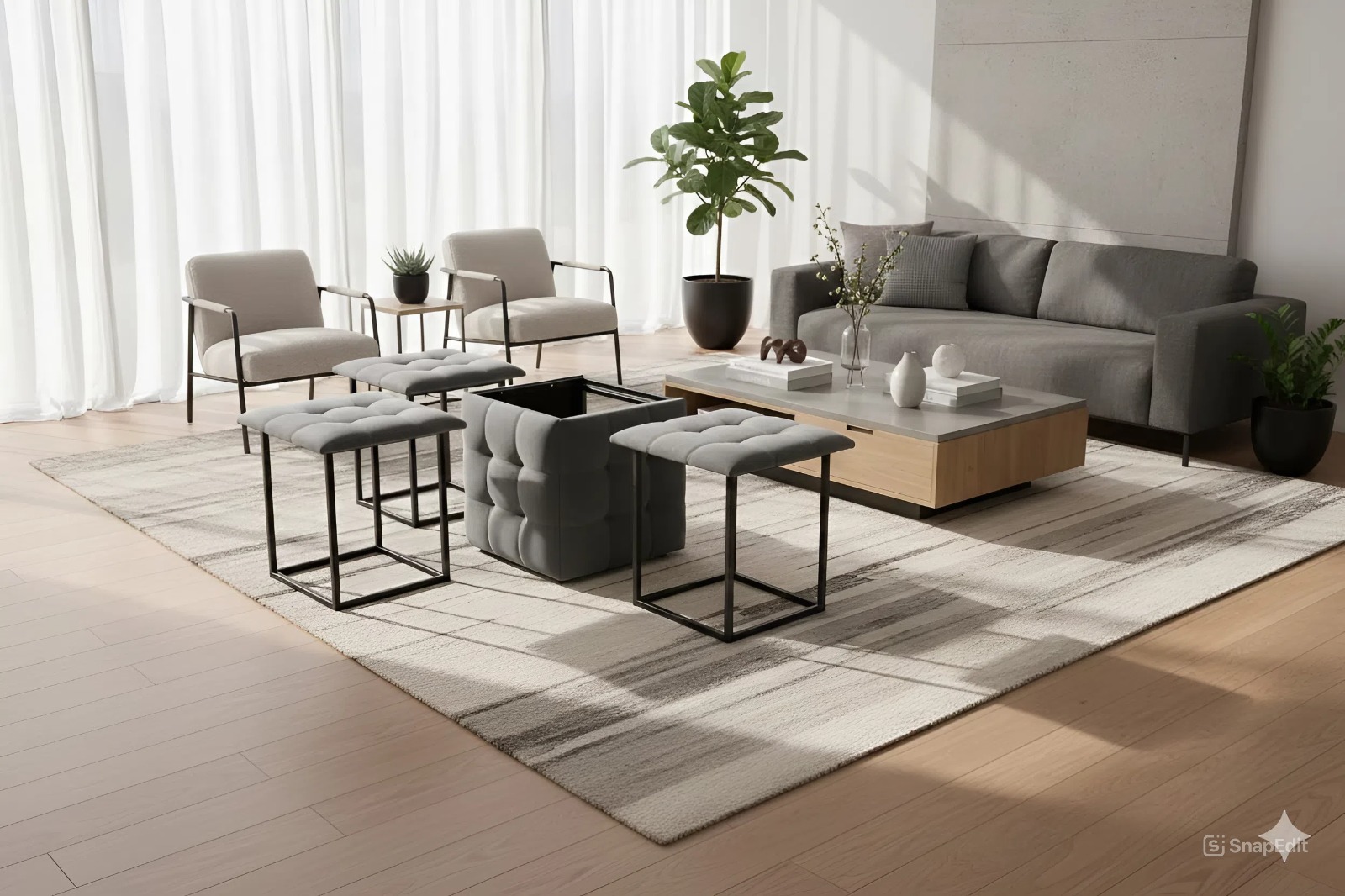 Уникальный пуф 5 в 1